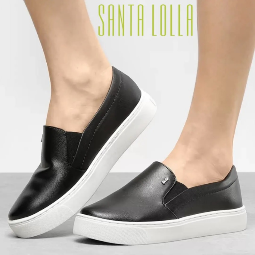 Slip On Santa Lolla Logo Feminino