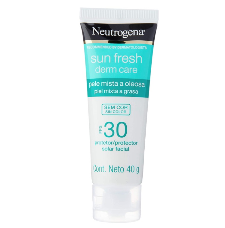Sun Fresh Oily Skin sem Cor Fps 30, Neutrogena