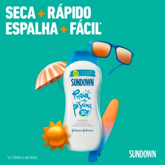Sundown Protetor Solar Praia e Piscina Fps 30, 200Ml