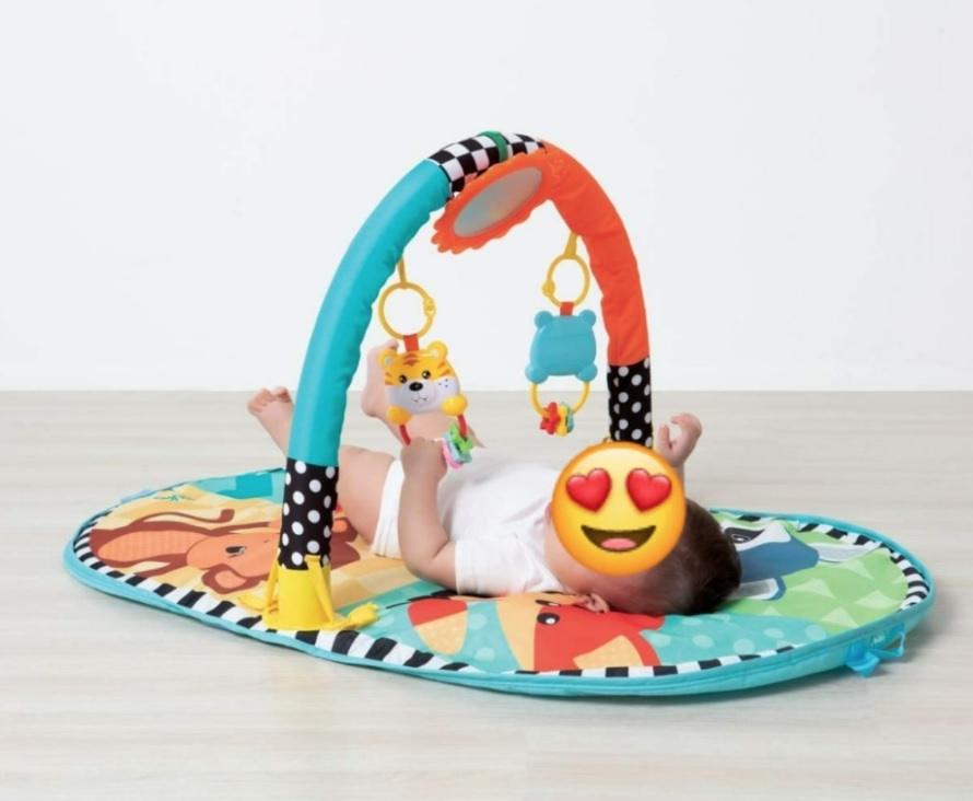 Tapete Atividades Baby – Amiguinhos Da Selva, Buba, Colorido