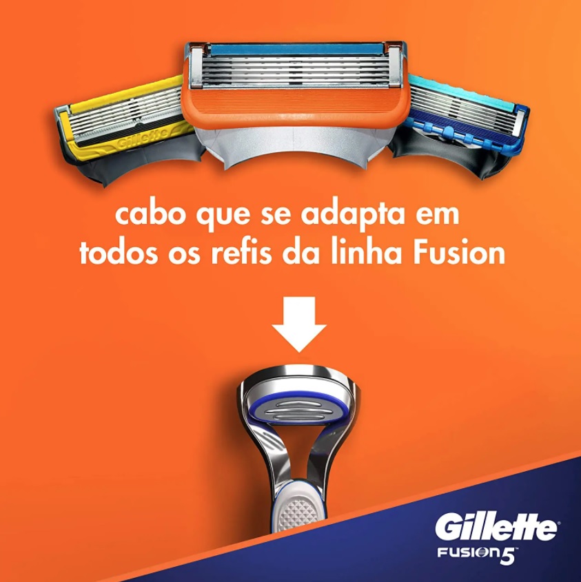 Carga para Aparelho de Barbear Gillette Fusion5 – 4 unidades