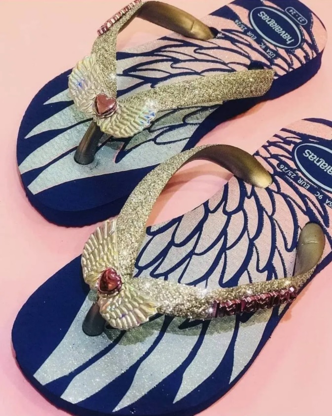 Chinelo Kids Slim Glitter II, Havaianas, Meninas
