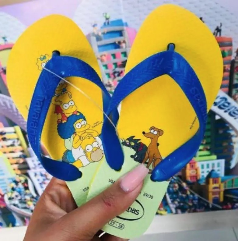 Chinelo Simpsons, Havaianas, Criança Unissex