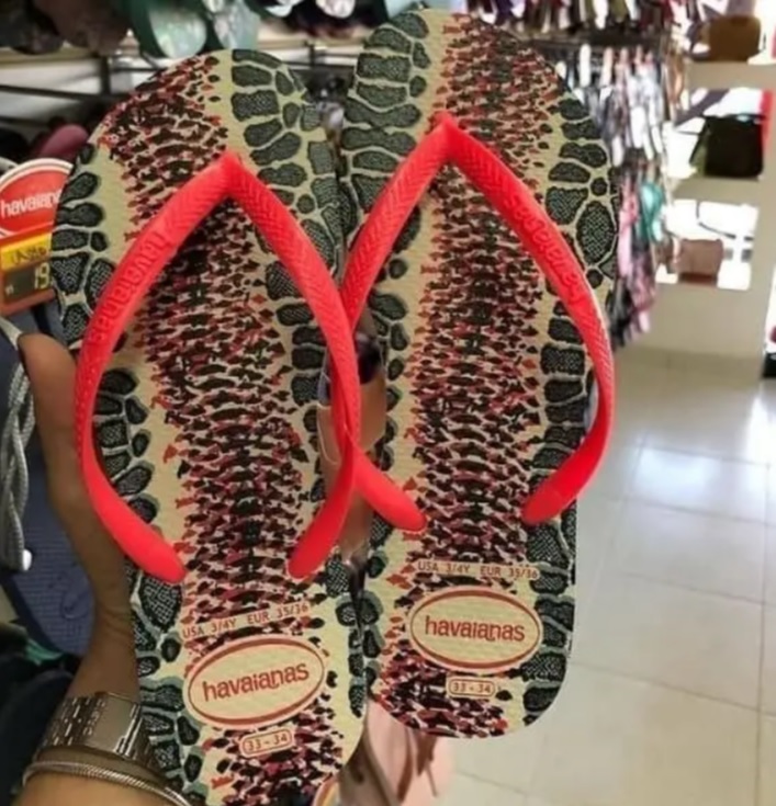 Chinelo Slim Animals, Havaianas, Meninas