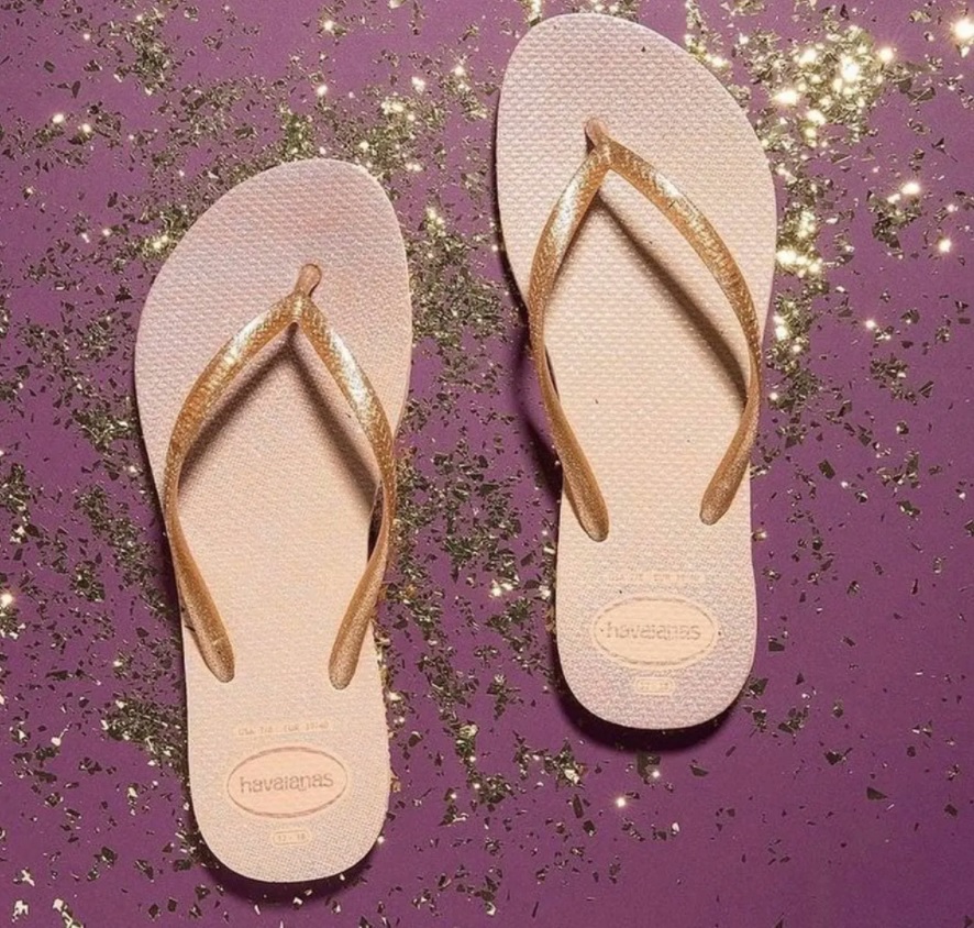Chinelo Slim Gloss, Havaianas, Feminino