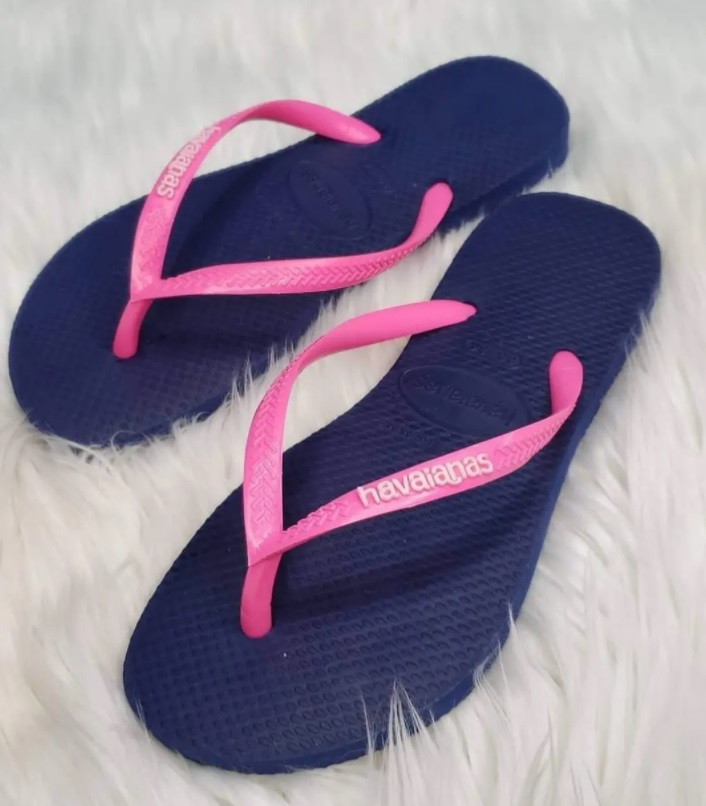 Chinelo Slim Logo Pop-Up, Havaianas, Feminino
