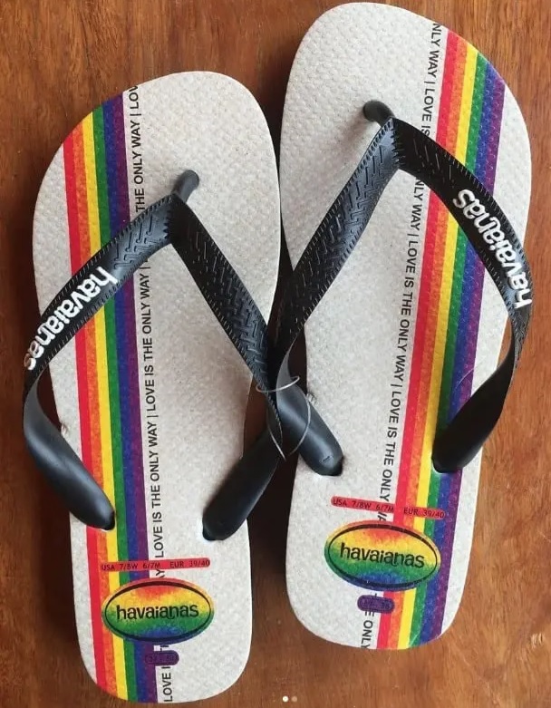 Chinelo Top Pride, Havaianas, Adulto Unissex