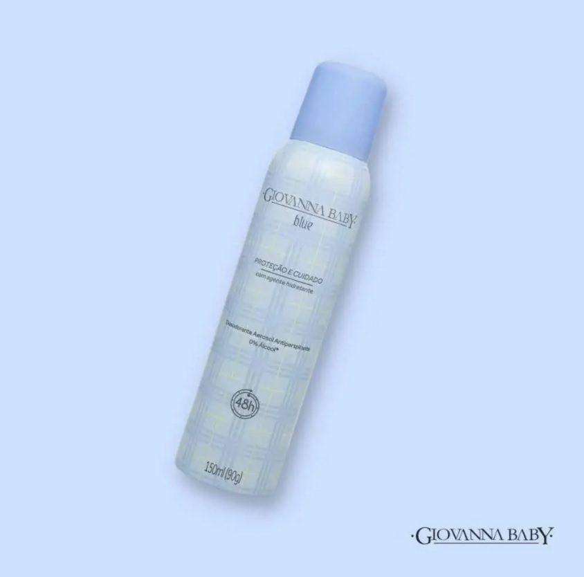 Desodorante Aerossol 150Ml Blue, Giovanna Baby, Azul