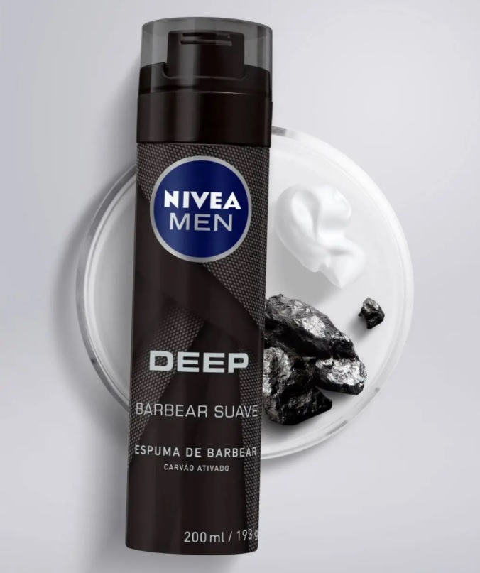 NIVEA MEN Espuma de Barbear Deep 200ml