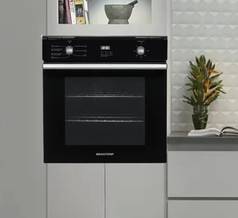 Forno de Embutir Elétrico Brastemp BOC84 AEBNA – 84L Grill Timer