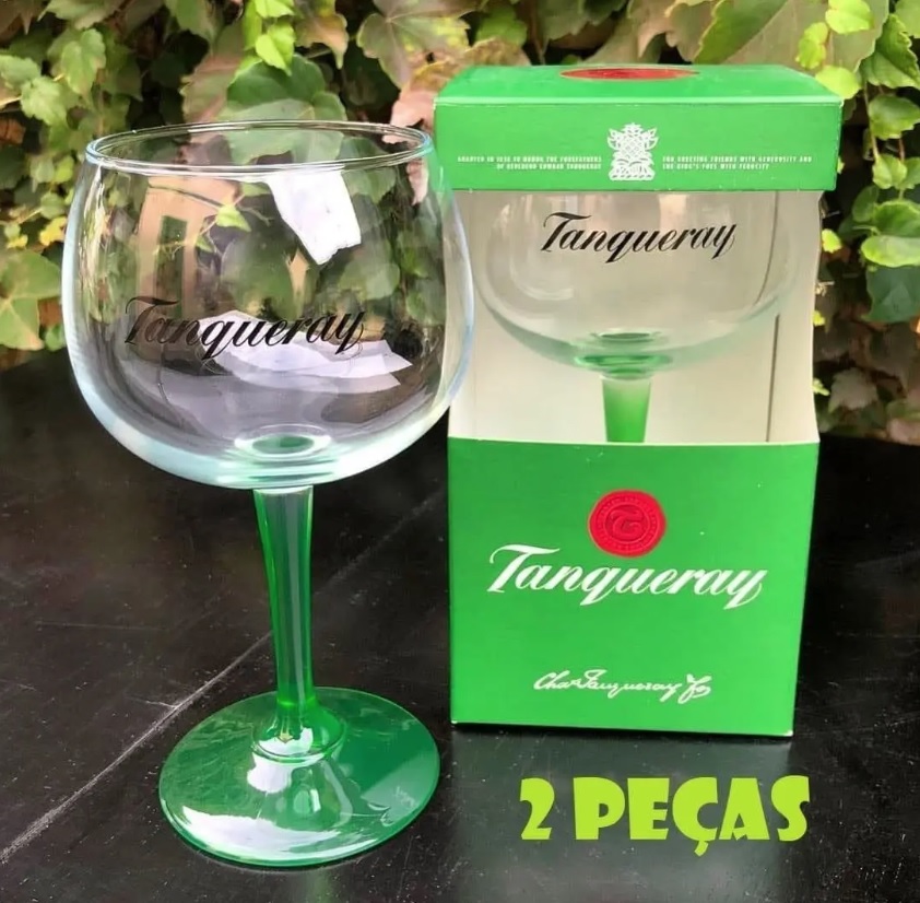 Jogo de Taças para Gin Vidro 600ml 2 Peças – Globimport Diageo Tanqueray
