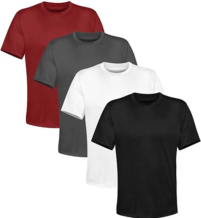 Kit 4 Camisetas Masculina Lisa Algodão Qualidade