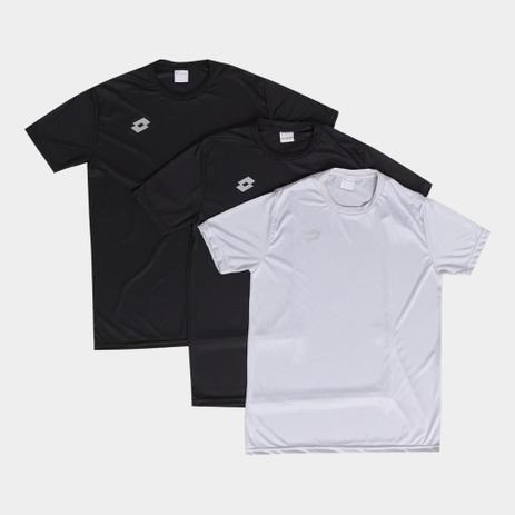 Kit Camiseta Lotto Training Masculina c/ 3 Peças