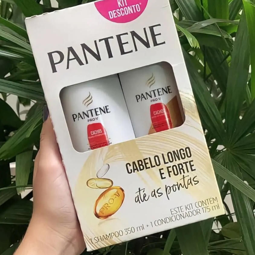 Kit Pantene Cachos Hidra-Vitaminados Shampoo 350ml + Condicionador 175ml