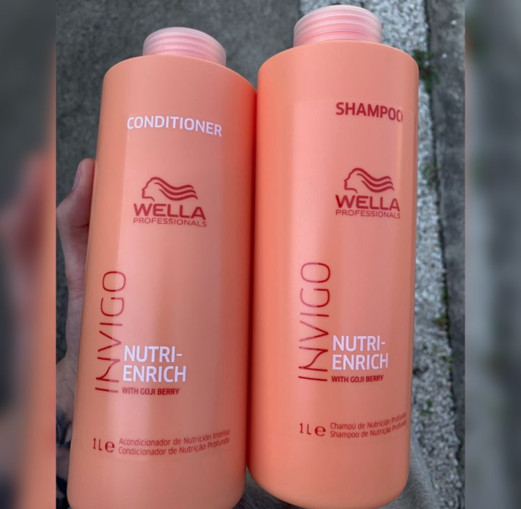 Kit Shampoo e Condicionador Wella Nutri Enrich Invigo
