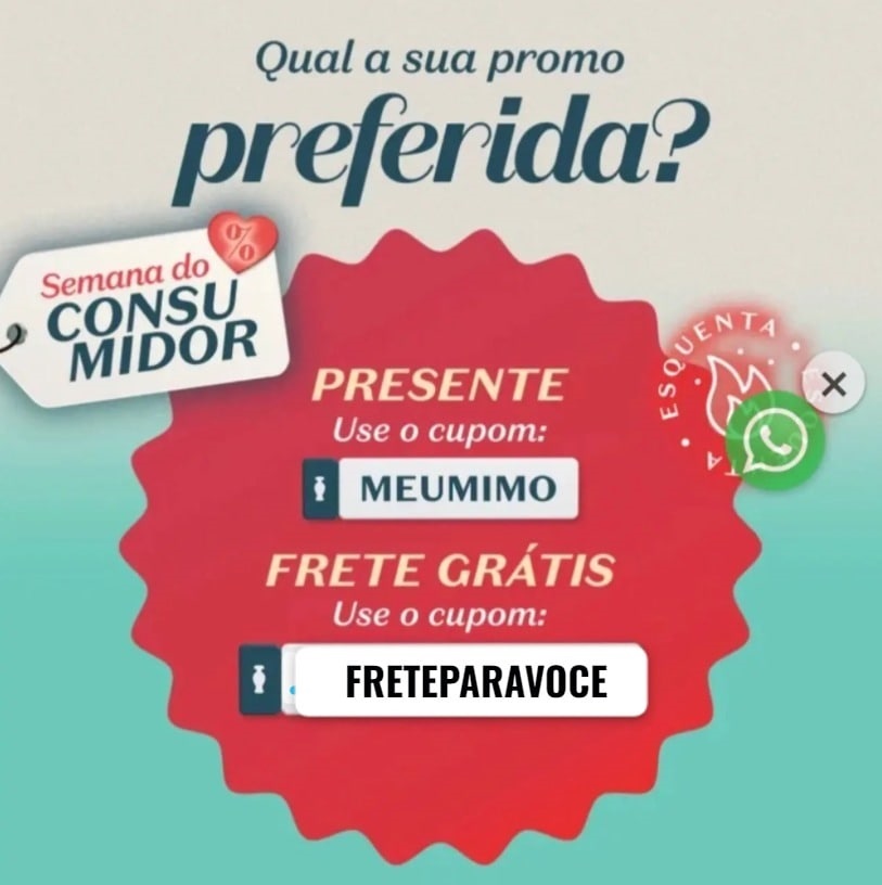 Seleção Boticário com Frete grátis sem valor mínimo