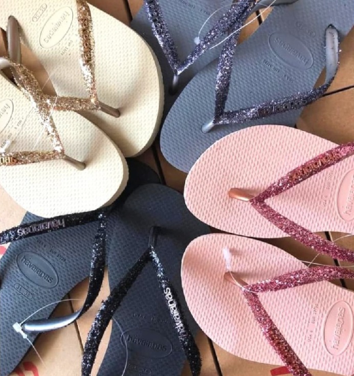Seleção de Havaianas Glitter infantil – 5 opções