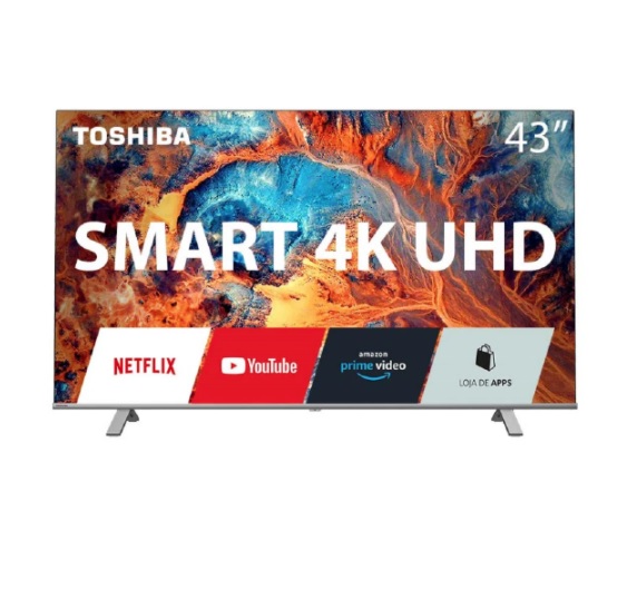 Smart TV DLED Toshiba 43″ 4k TB003 Smart Vida