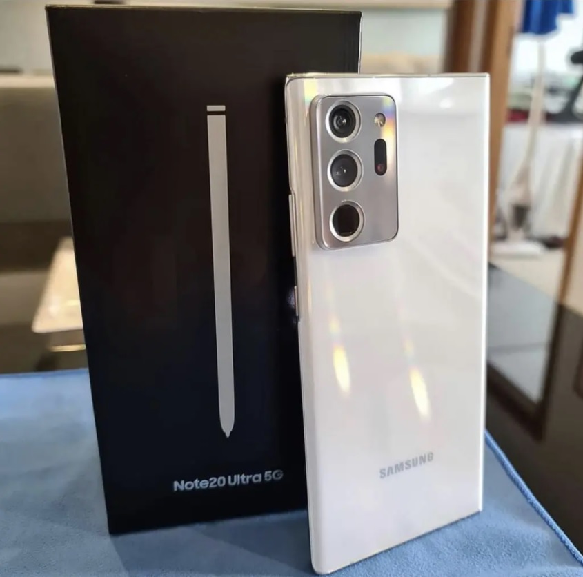 Smartphone Samsung Galaxy Note 20 Ultra 256GB – Mystic White 12GB RAM 6,9” Câm. Tripla + Selfie