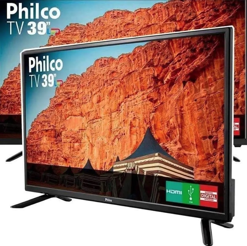 TV LED 39″ Philco HD com Conversor Digital 3 HDMI 1 USB Som Surround 60Hz – Preta