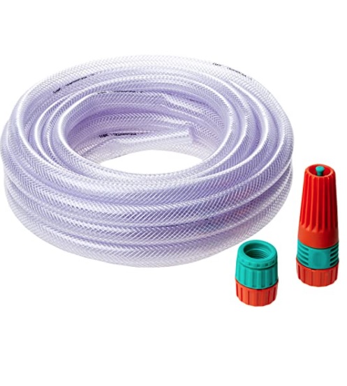 Tramontina Mangueira Flex Para Jardim, 10 M, Com Engates Rosqueados E Esguicho