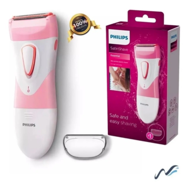 Aparador de Pelos Philips SatinShave Essential – HP6306/00 Feminino 1 Velocidade com Acessórios