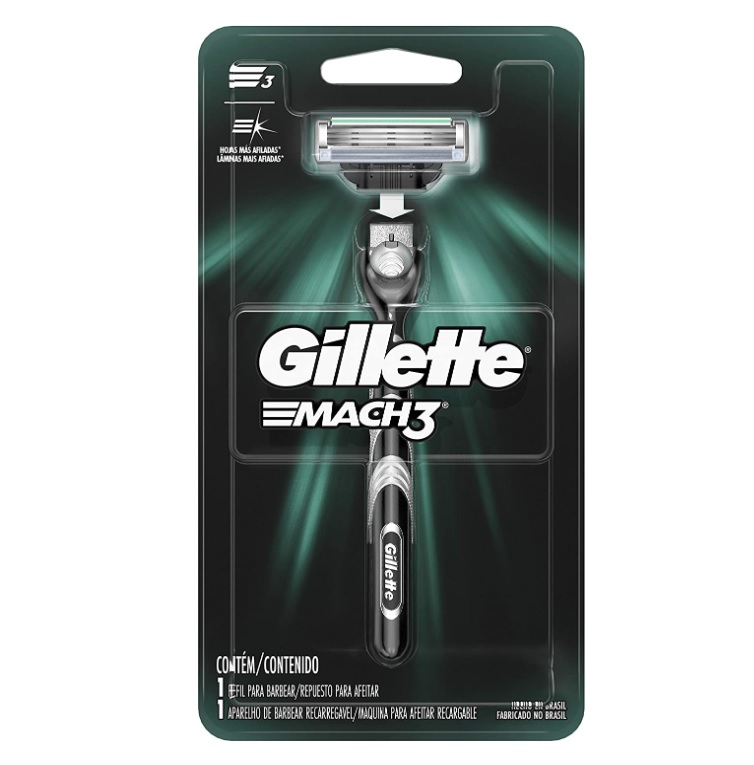 Aparelho de Barbear Gillette Mach3 – 1 unidade