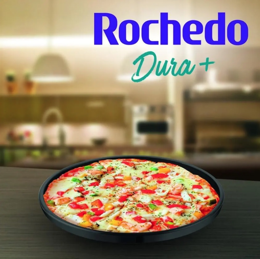 Assadeira Pizza Rochedo 35 Dura+ Revestida