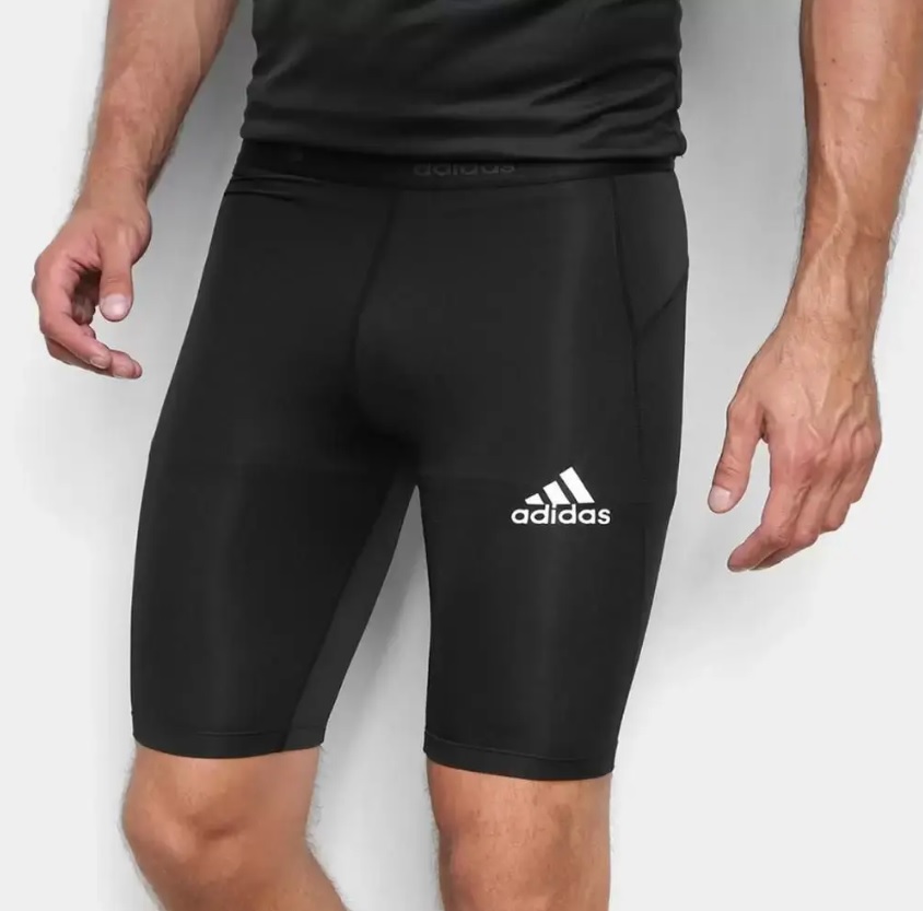 Bermuda Compressão Adidas TechFit Masculina