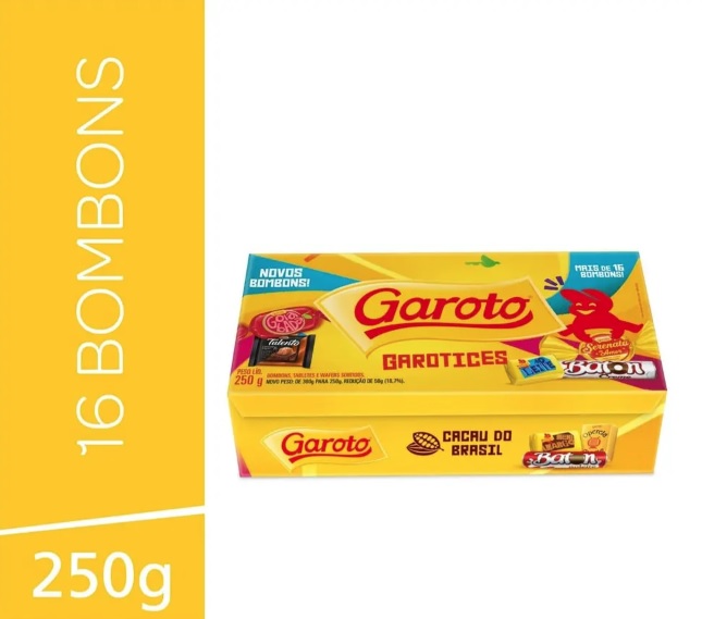 Bombons Garoto Sortidos 250g