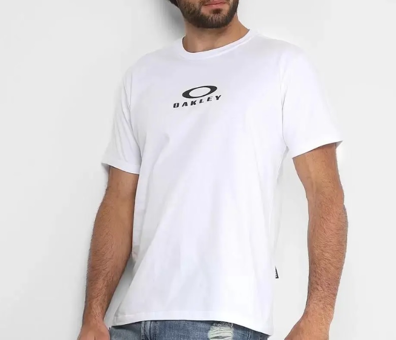 Camiseta Oakley Bark New Tee Masculina