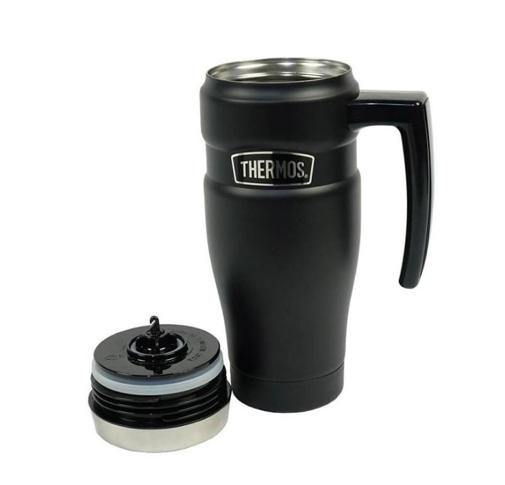 Caneca THERMOS Stainless King, 473 ml, azul fosco