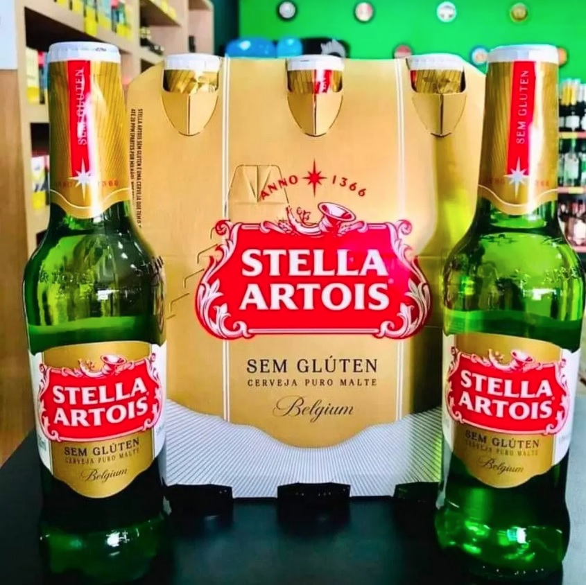 Cerveja Stella Artois Puro Malte American Lager – 6 Unidades Garrafa 330ml