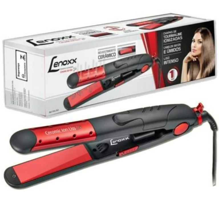 Chapinha/Prancha de Cabelo Lenoxx Liss PPA 763 – Cerâmica com Íons e Turmalina 250C