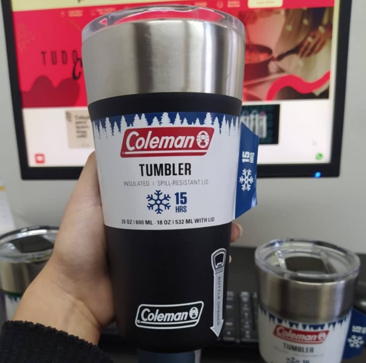 Copo de aço inoxidável isolado da Coleman Brew