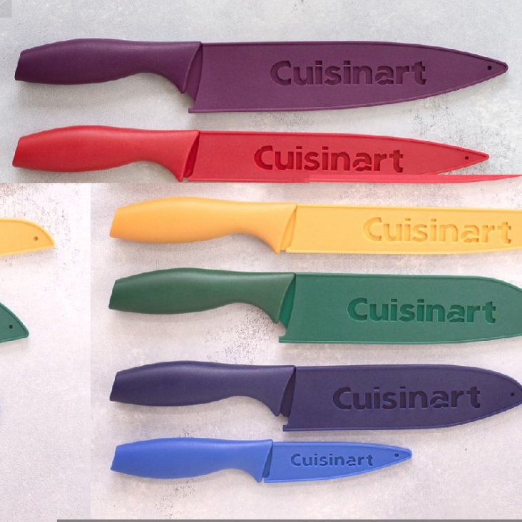 Cuisinart C55-12PCKSAM Peças Coloridas de Lâminas (6 Facas e 6 Capas) Conjunto de Facas de 12 Peças