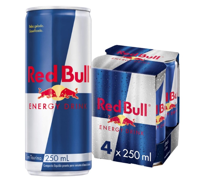 Energético Red Bull Energy Drink, 250ml (4 latas)