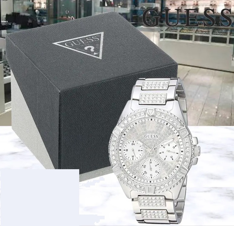 GUESS Relógio enfeitado com cristal de 40 mm