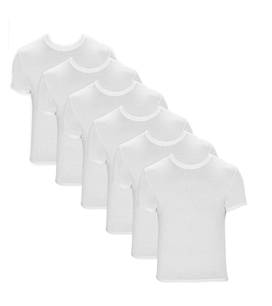 Kit 6 Camisetas Interiores, Hanes, Masculino