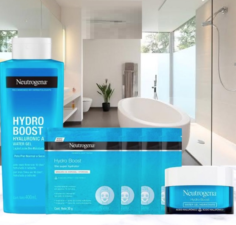 Kit Neutrogena Creme Hidratante Facial 50g + Gel