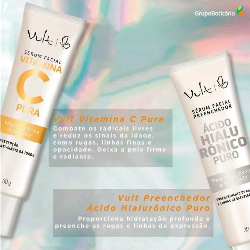 Kit Vult Vitamina C + Ácido Hialurônico