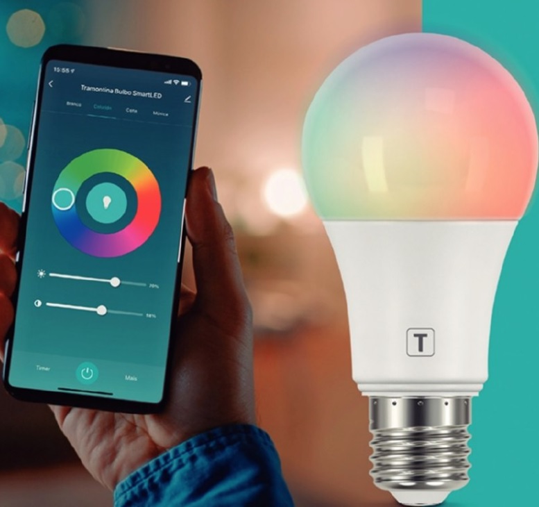 Lampada Smartled Inteligente Tramontina E27 (compatível Alexa) Wifi 10w 58020030