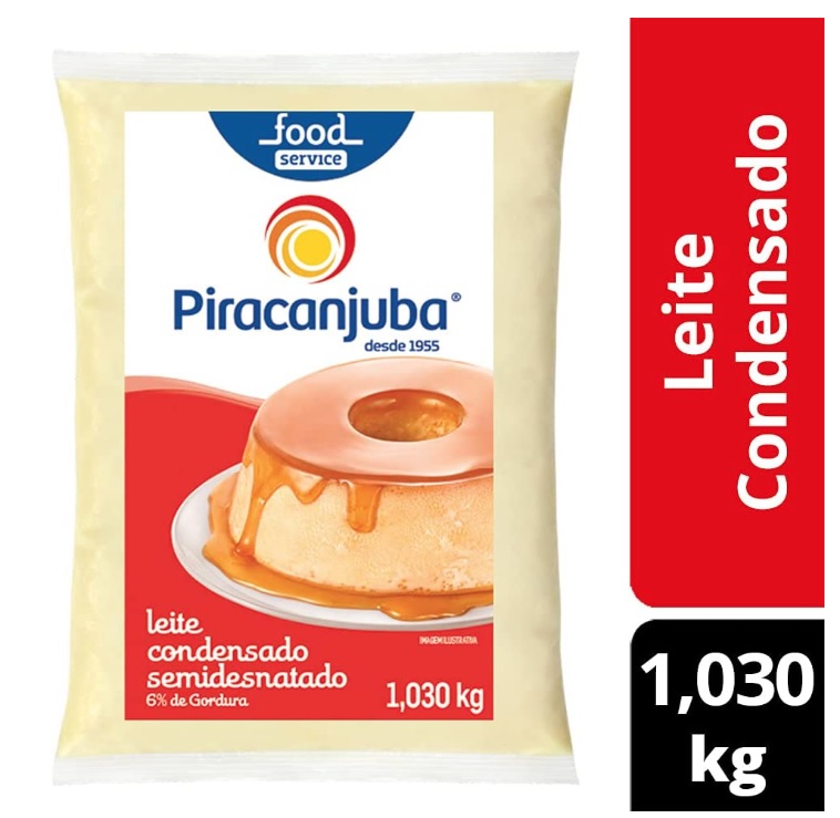 Leite Condensado Piracanjuba Bag 1,030Kg