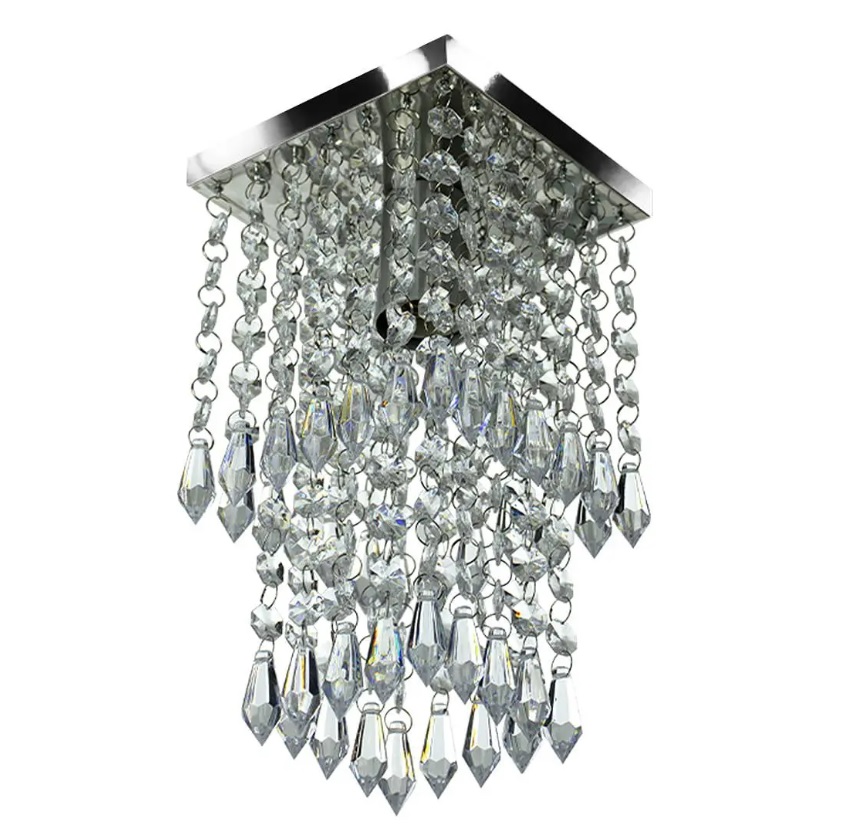 Lustre lindo Lustre Plafon De Cristal Acrilico Spark Maravilhoso