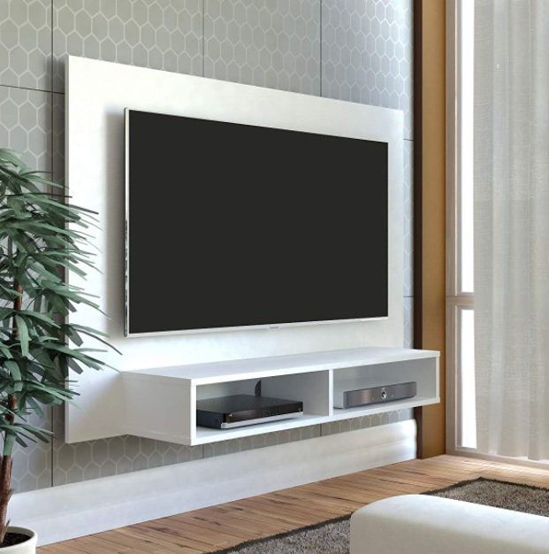 Painel com suporte para Tv até 47″ FLASH cor Branco – Artely