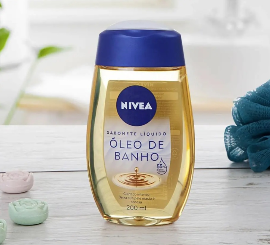 Sabonete Líquido Nivea Natural Oil 200Ml, Nivea