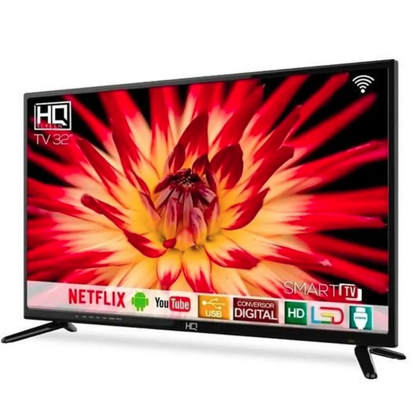 Smart TV LED 32″ HD HQ HQSTV32NP Netflix Youtube 2 HDMI 2 USB Wi-Fi