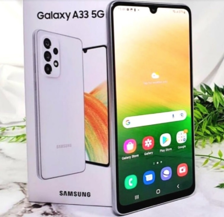 Smartphone Samsung Galaxy A33 128GB 5G – 6GB RAM 6,4” Câm. Quádrupla + Selfie 13MP