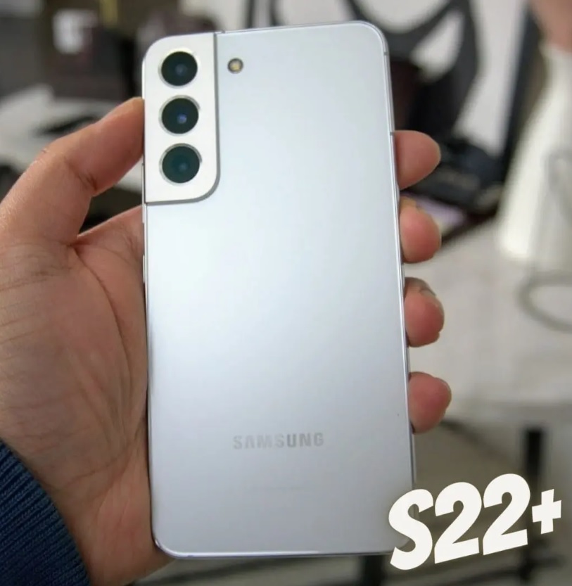 Smartphone Samsung Galaxy S22+ 128GB Branco – 8GB RAM Tela 6,6” Câm. Tripla + Selfie 10MP