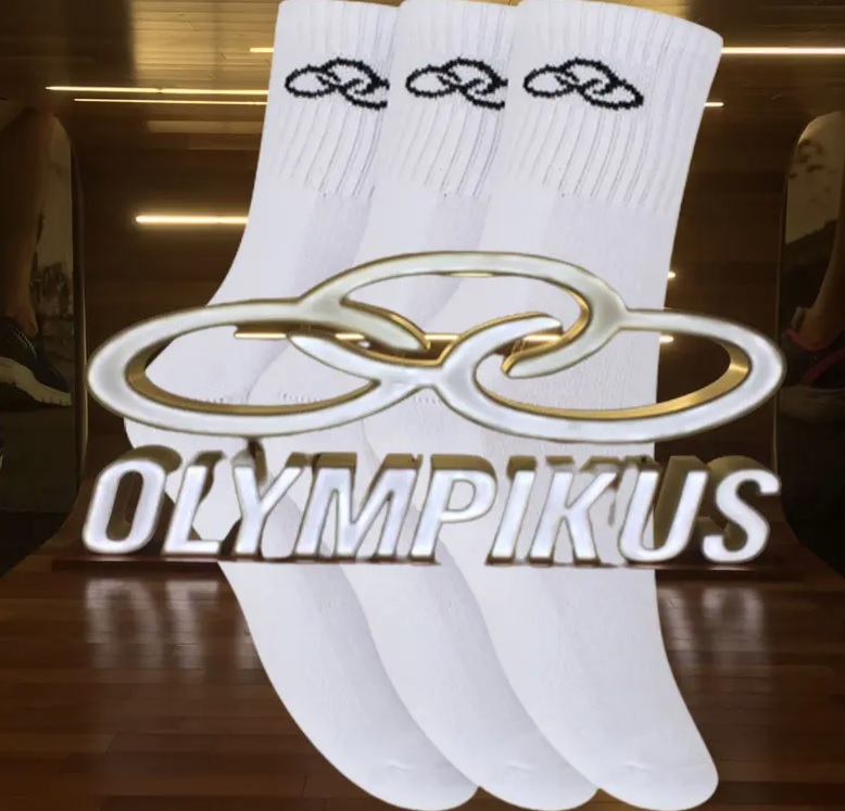 Tripack Meia Cano Médio , Olympikus, Feminino